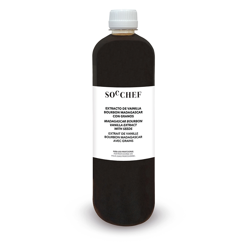 EXTRACTO DE VAINILLA BOURBON DE MADAGASCAR CON SEMILLAS 1l